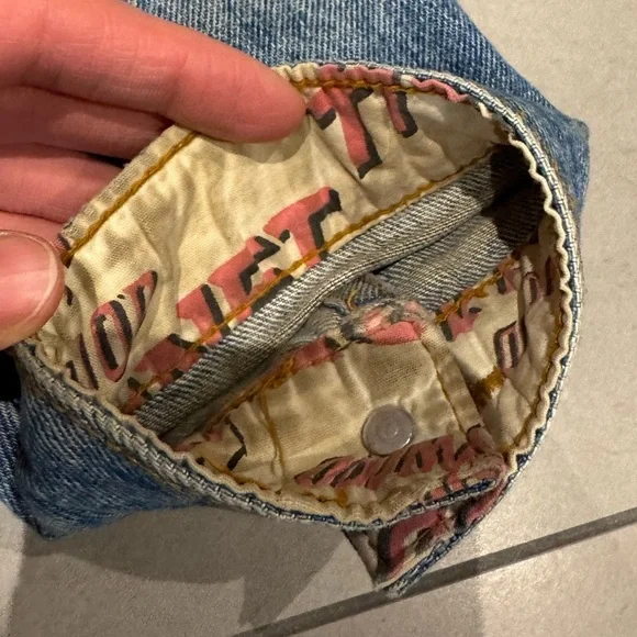 Planet Hollywood Denim Jacket Sz M - Picture 5 of 11